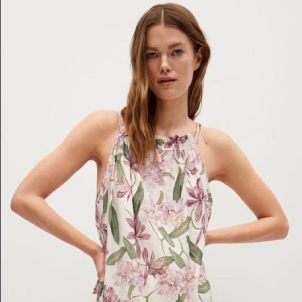 Mango Floral Maxi Dress